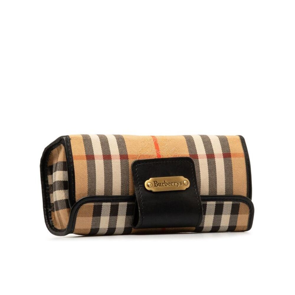 Pre Loved Burberry Haymarket Check Golf Pouch - Picture 2 of 13